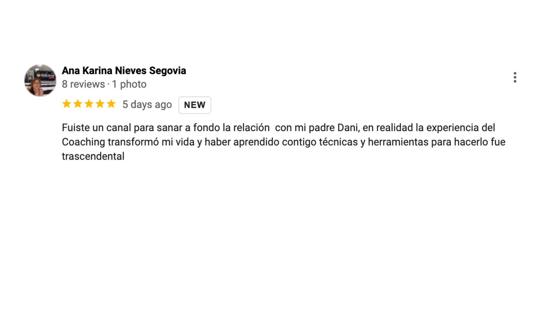 Testimonio escrito de Ana Karina Nieves